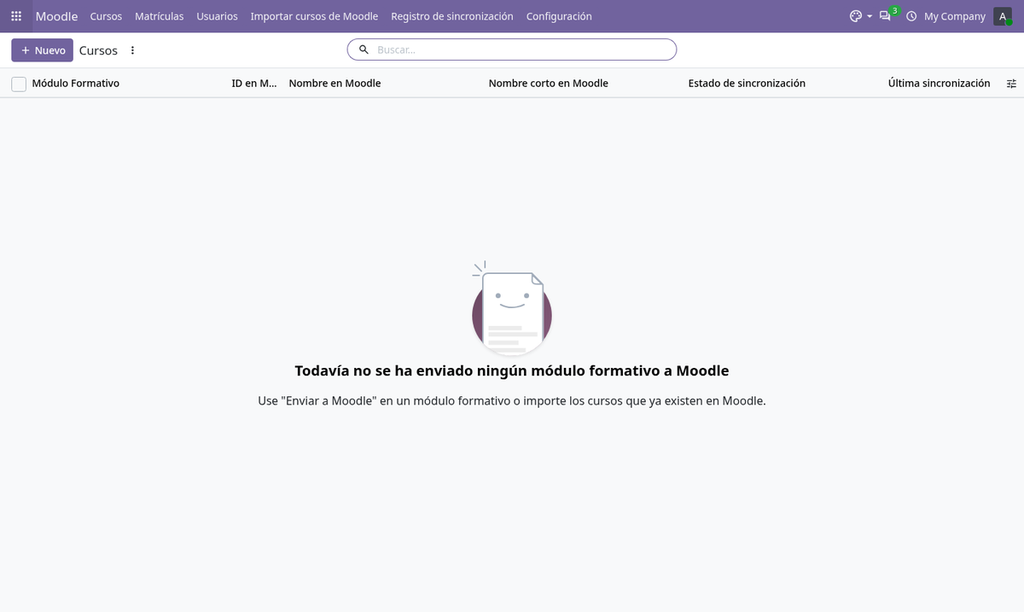 Conexión con Moodle